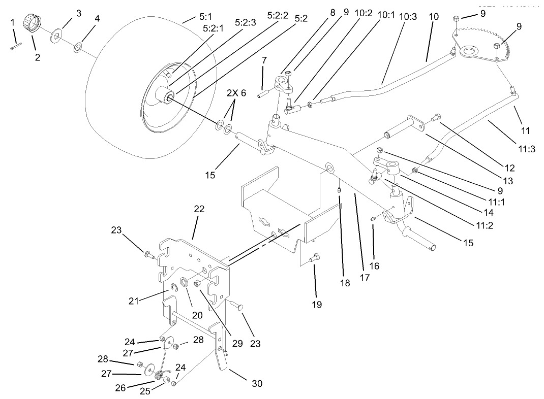 Front Axle and Front Hitch Assembly