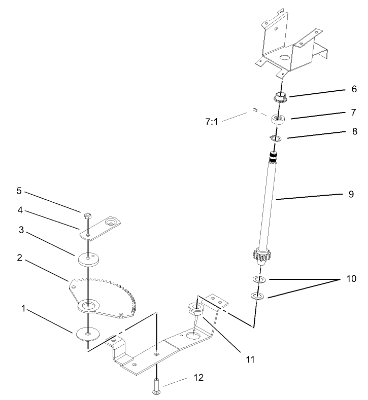 Lower Steering Wheel and Tilt Assembly