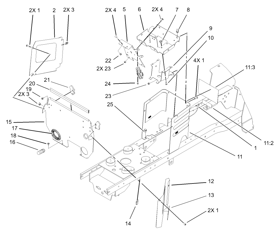 Hoodstand and Firewall Assembly