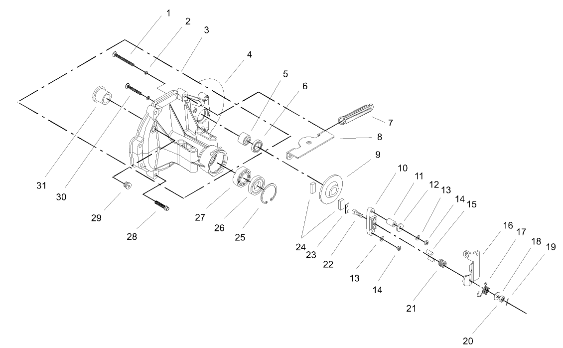 Brake Assembly  Transaxle Assembly No. 104-4310