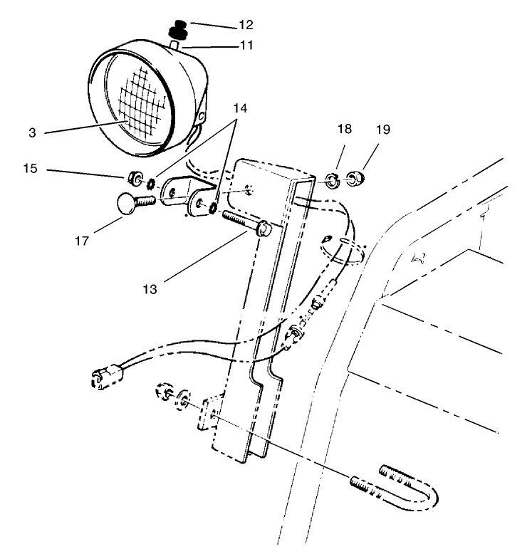 Headlamp Assembly Part No. 54-9871
