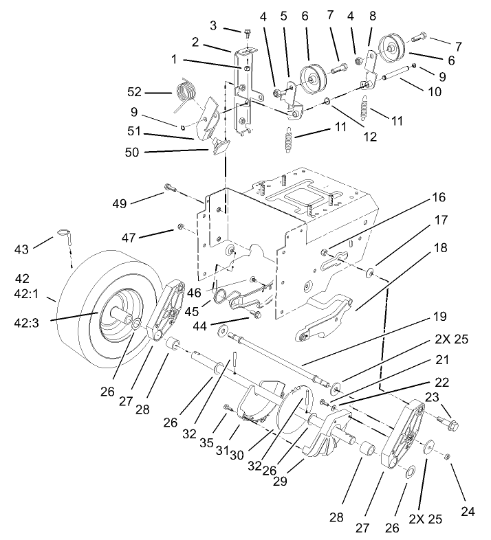 Lower Traction Assembly