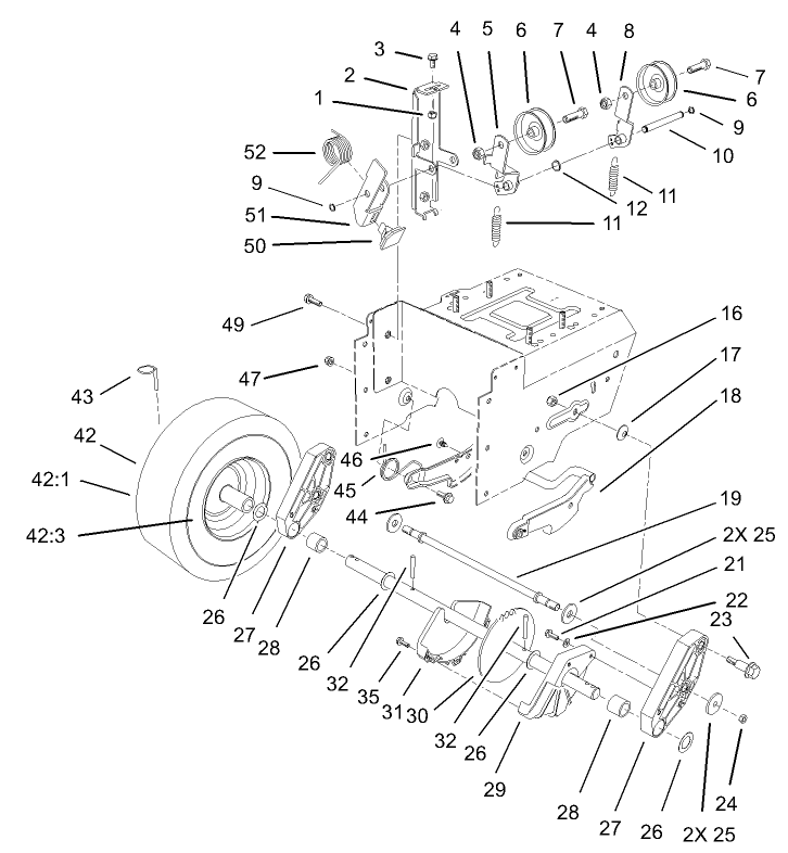 Lower Traction Assembly