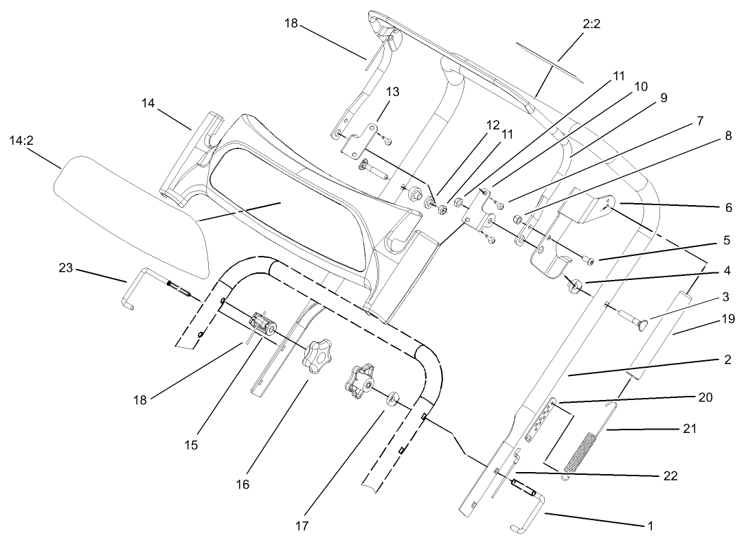 Upper Handle Assembly