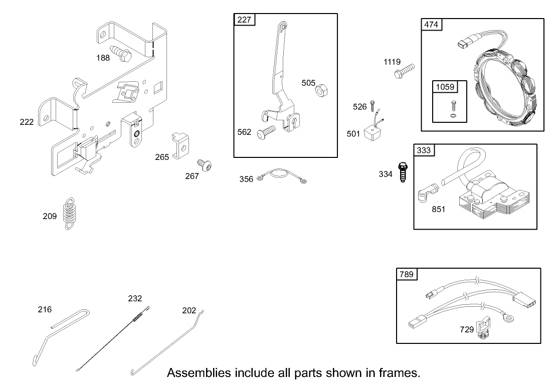 Governor Assembly Briggs and Stratton 280H07-0166-E1