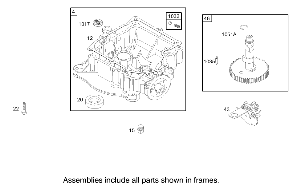 Crankcase Assembly  Engine Briggs and Stratton 286H77-0165-E1