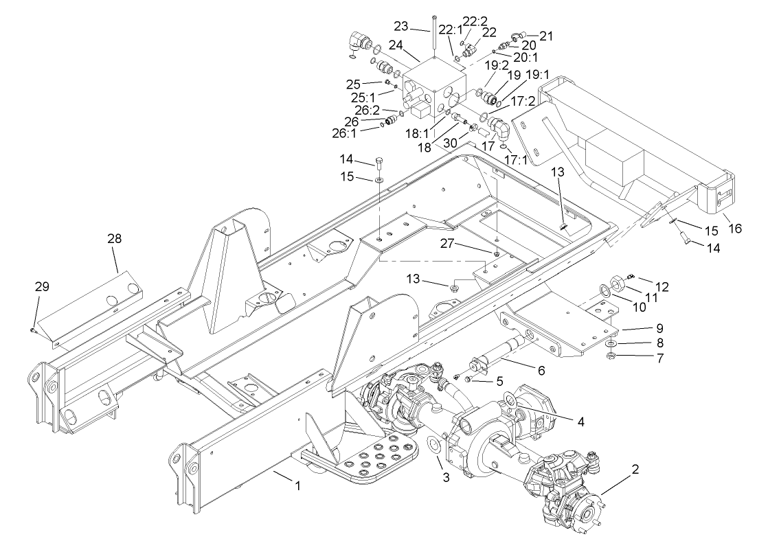 Frame and Bumper Assembly
