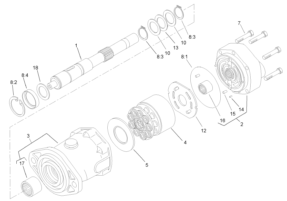 Piston Motor Assembly No. 104-0764