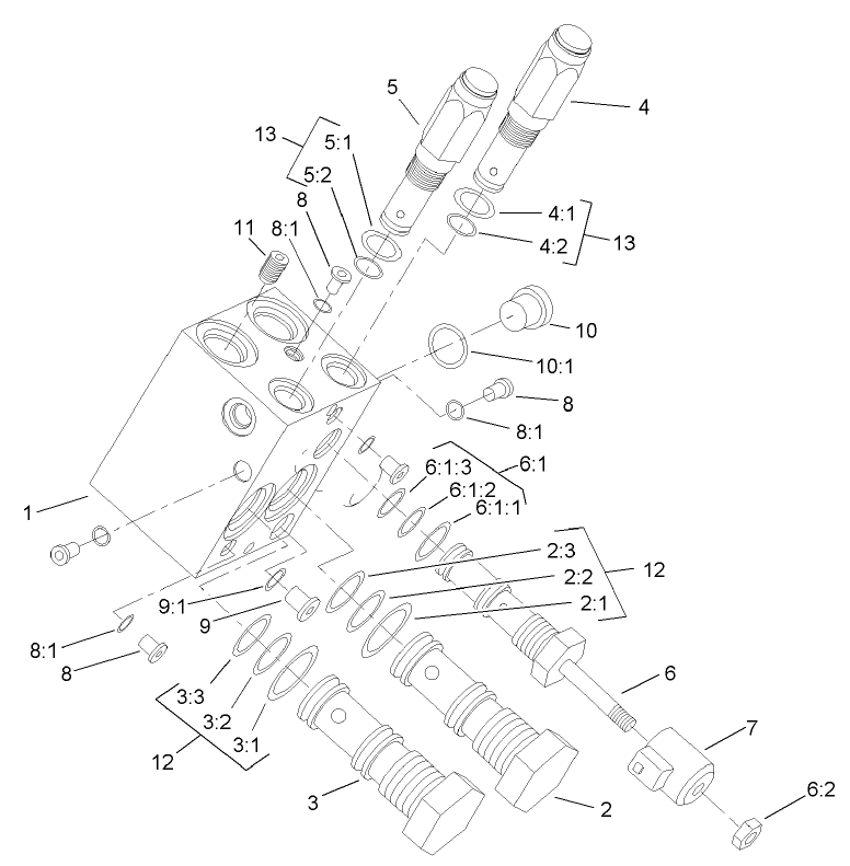 Power Take Off Manifold Assembly No. 106-2039