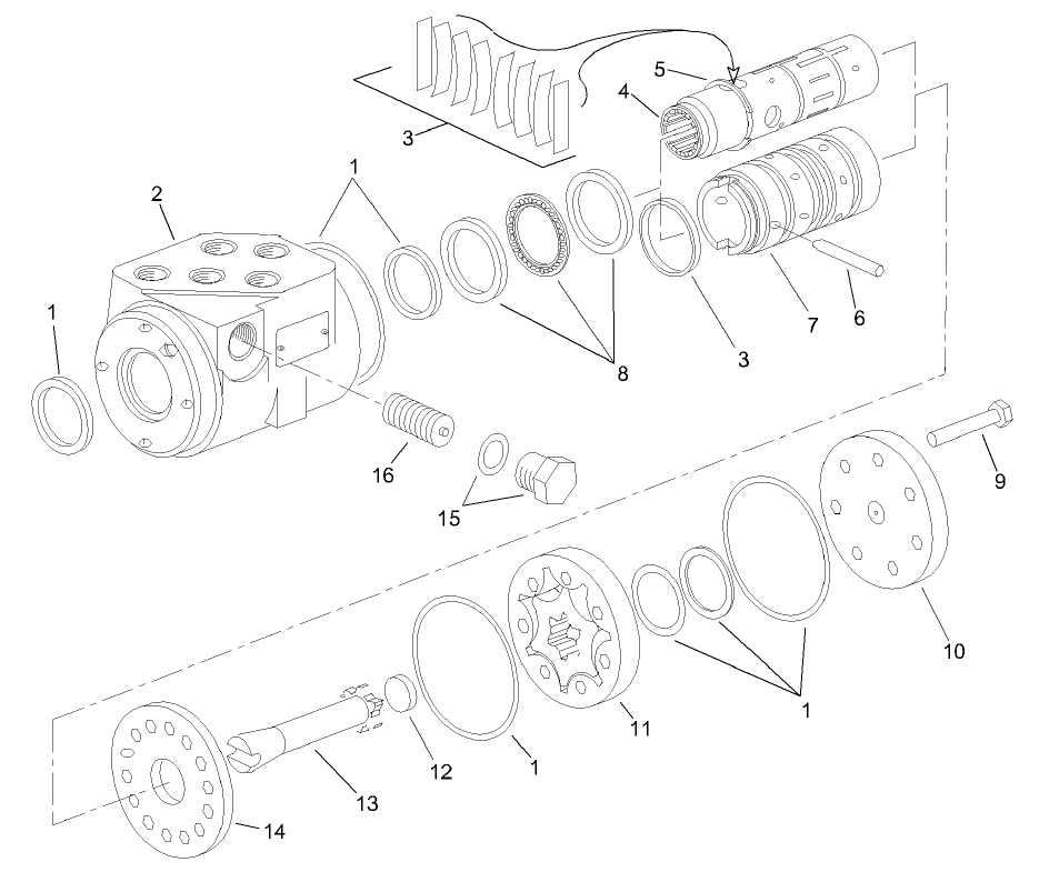 Steering Valve Assembly No. 104-2213
