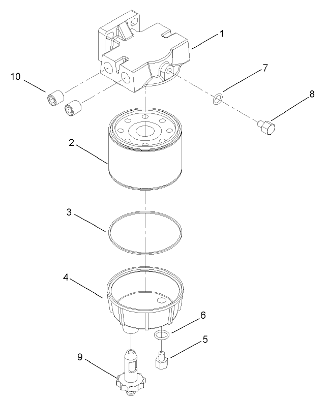 Water/Fuel Filter Assembly No. 98-9305