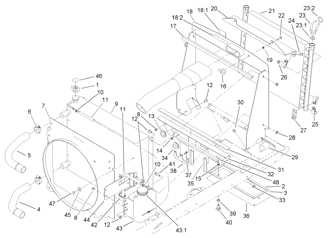 Radiator and Oil Cooler Assembly