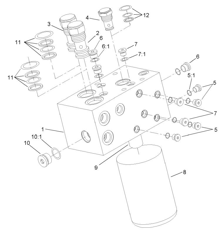 Filter Manifold Assembly No. 100-5558