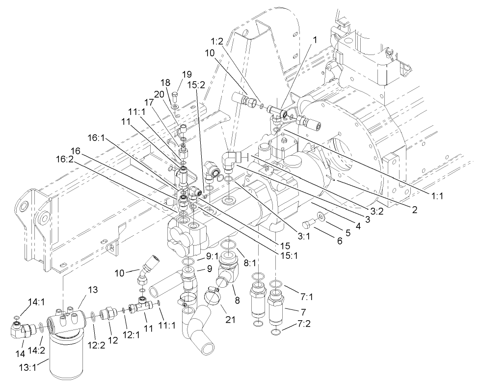 Pump and Filter Installation Assembly
