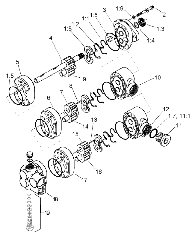 Gear Pump Assembly No. 105-7378