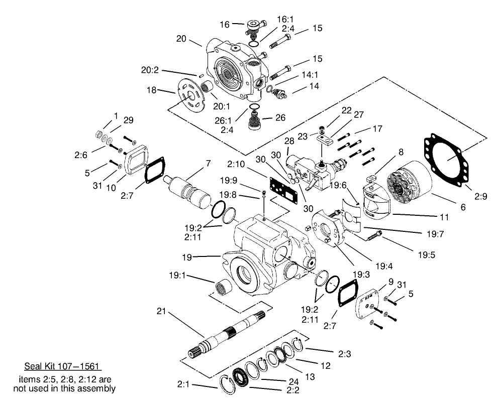 Piston Pump Assembly No. 108-1547