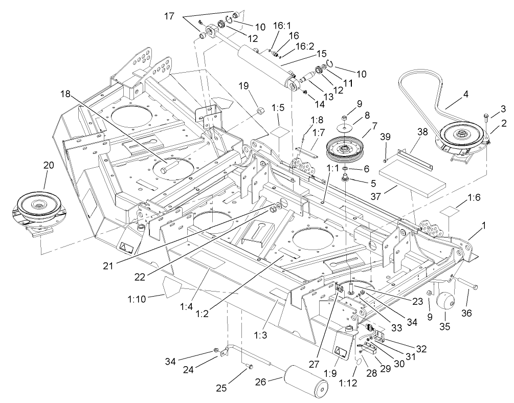 Center Deck Assembly