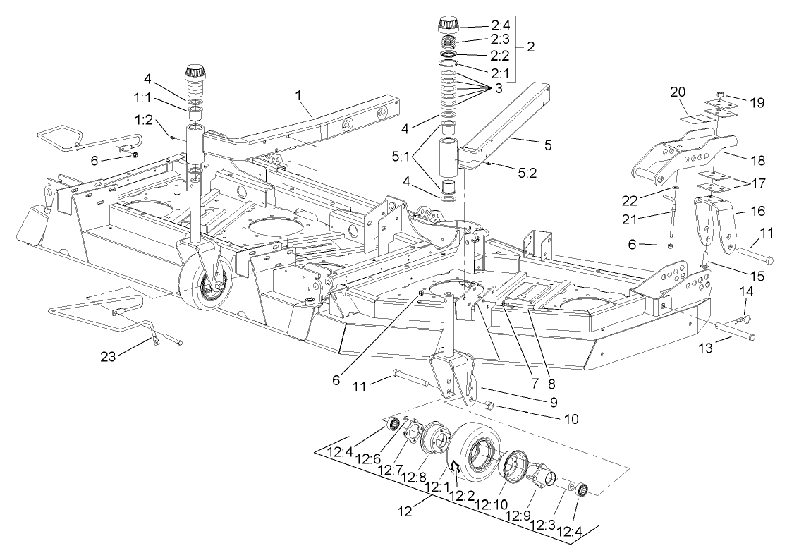 Castor Fork Assembly