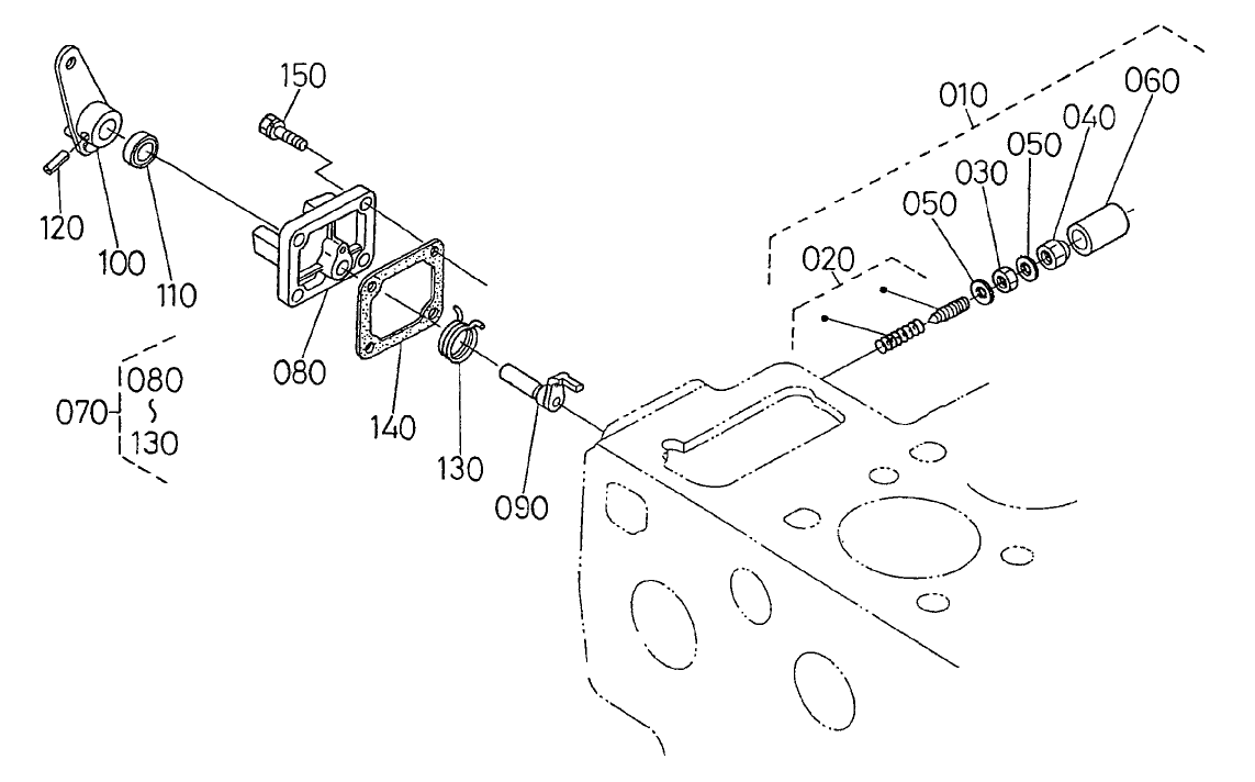 Engine Stop Lever Assembly