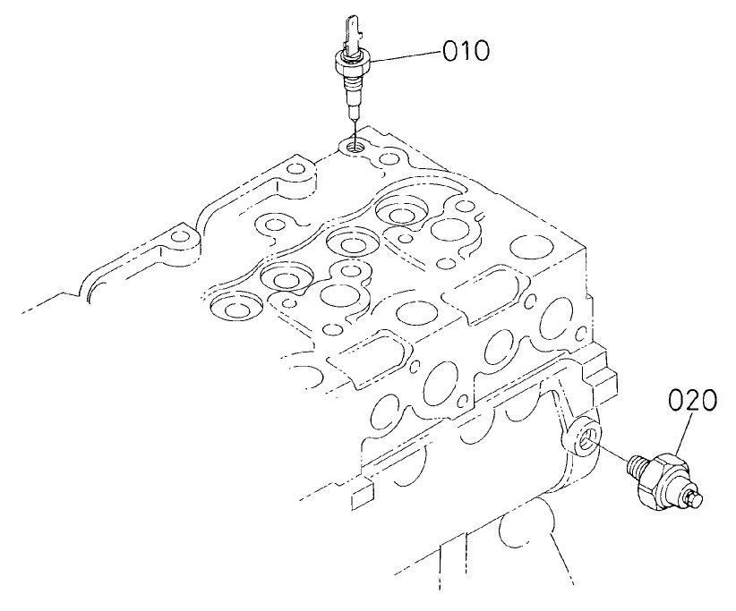 Oil Switch / Thermometer and Plug Assembly