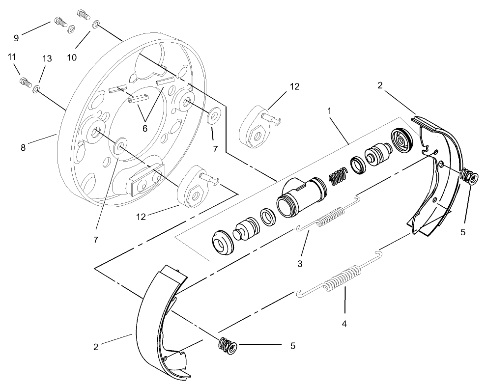 Front Brake Assembly No. 100-8285