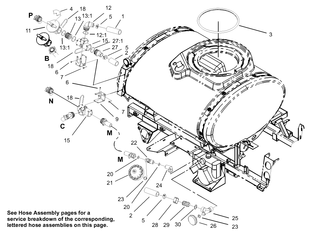 Sprayer Component Assembly