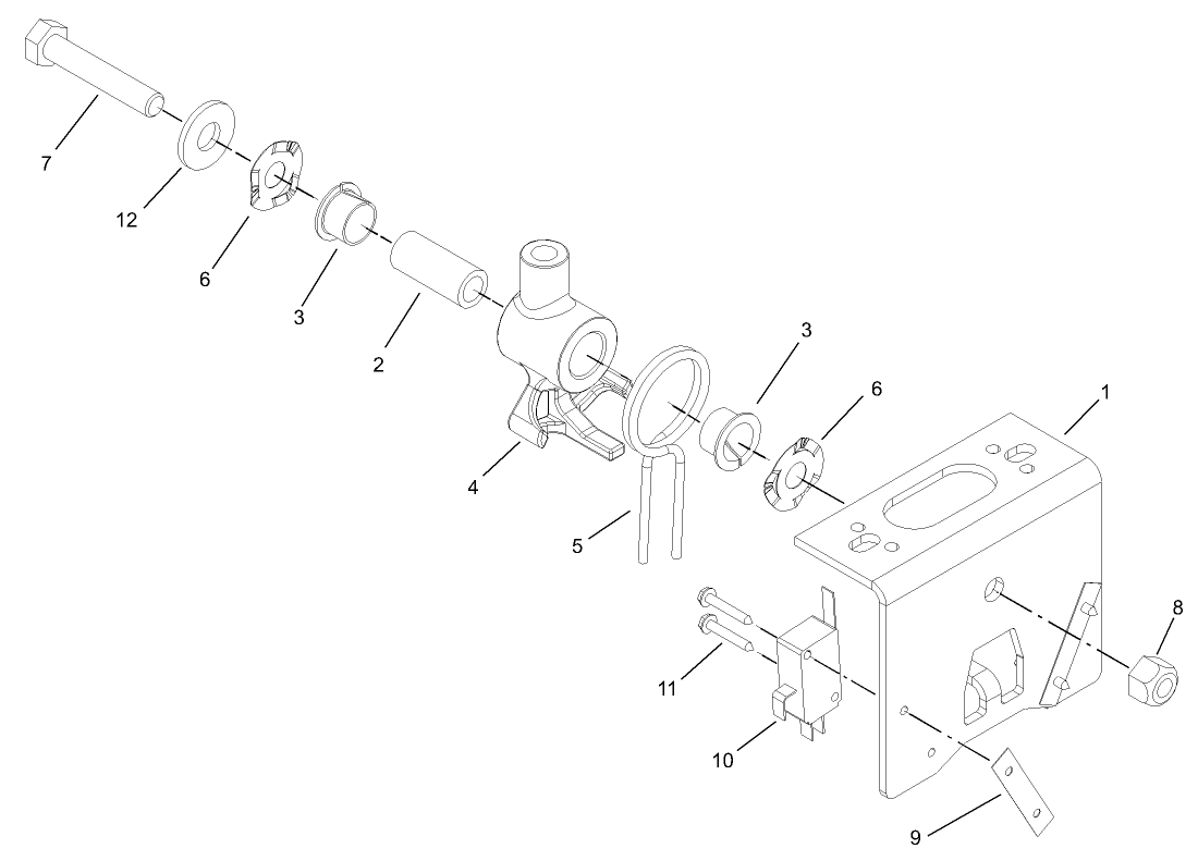 Joystick Bracket Assembly