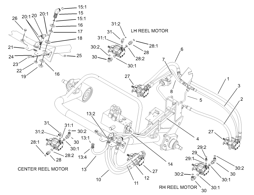 Hydraulic Reel Drive Assembly