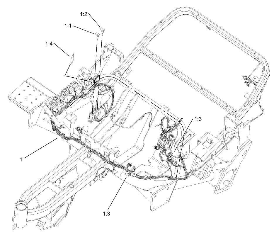 Wire Harness Routing Assembly