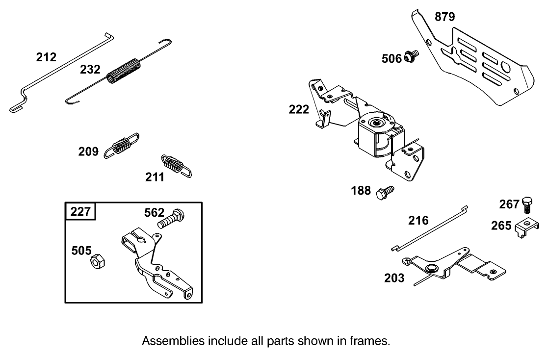 Governor Assembly Briggs and Stratton Model 350447-1331-E1