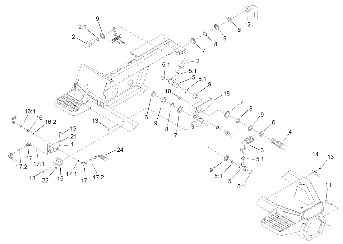 Front Hydraulic Drive Assembly