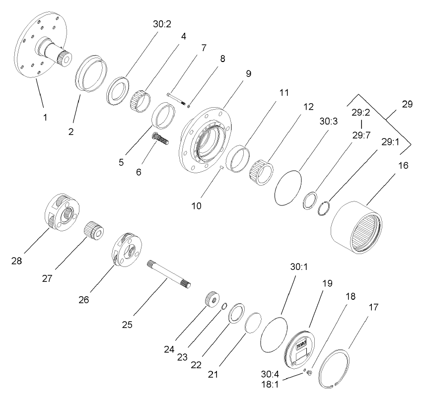 Planetary Assembly No. 105-4500-03