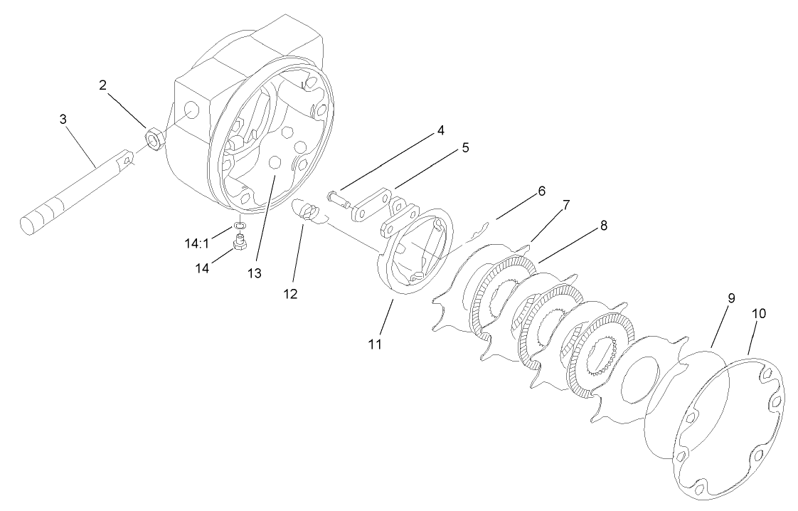 Brake Assembly No. 100-3069-03
