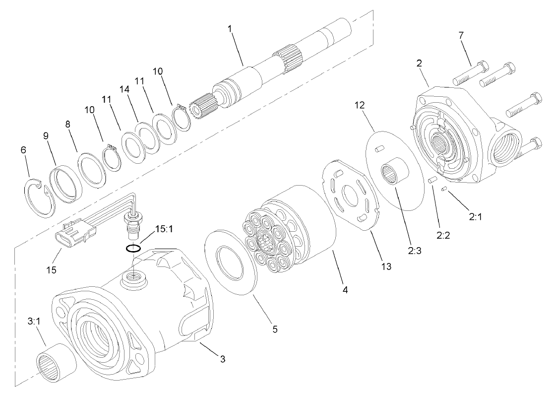 Hydraulic Motor Assembly No. 93-7476