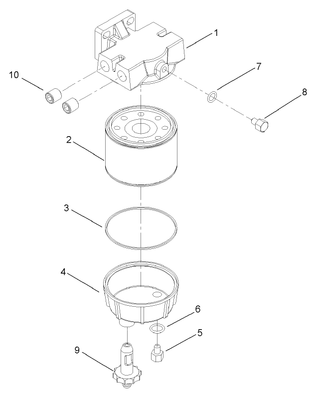 Water and Fuel Filter Assembly No. 98-9305