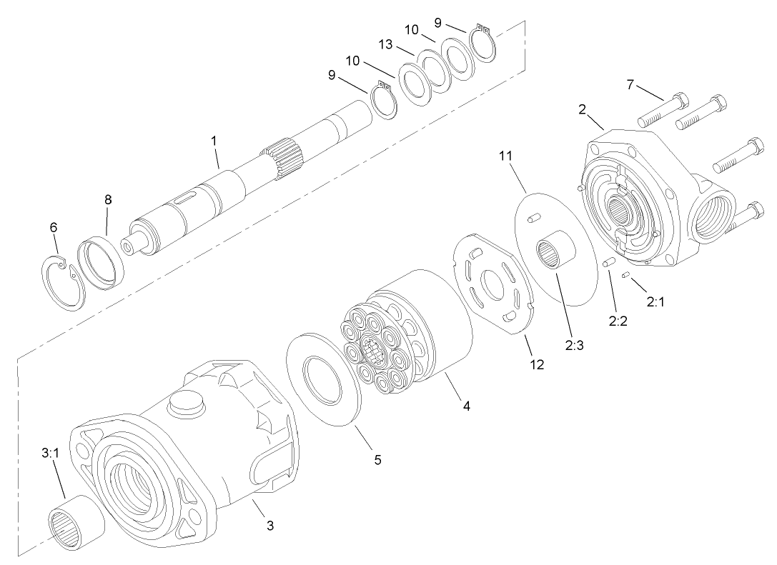 Hydraulic Motor Assembly No. 92-7386