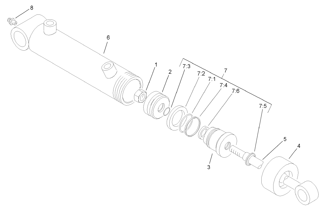 Lift Cylinder Assembly No. 93-2650