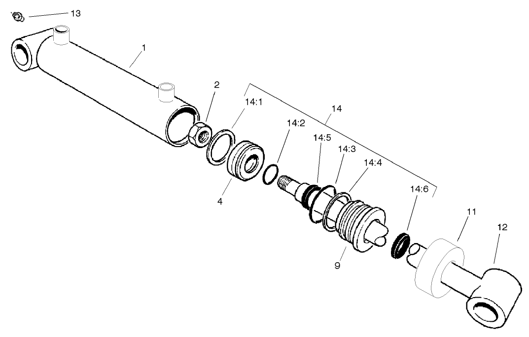 Hydraulic Cylinder Assembly No. 99-6986