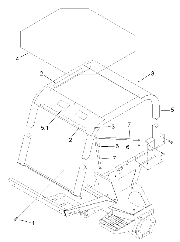 Roll-Over-Protection-System Assembly