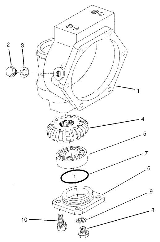 Axle Case Assembly Rear Axle Assembly No. 100-3784 (Continued)