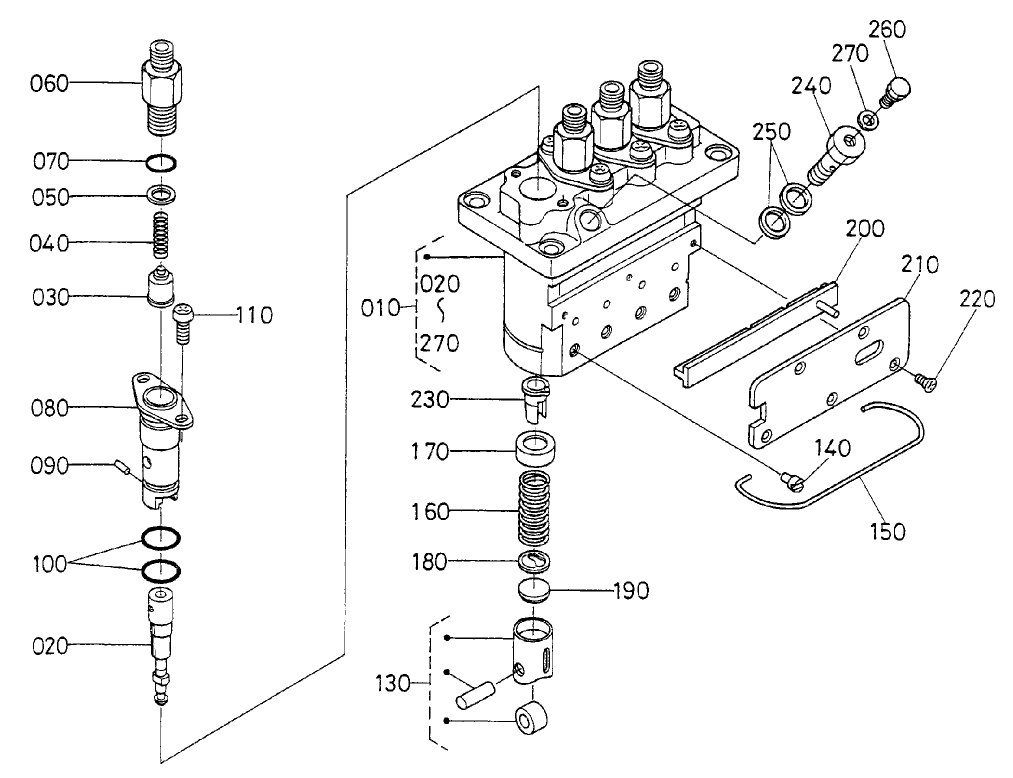 Injection Pump Component Assembly