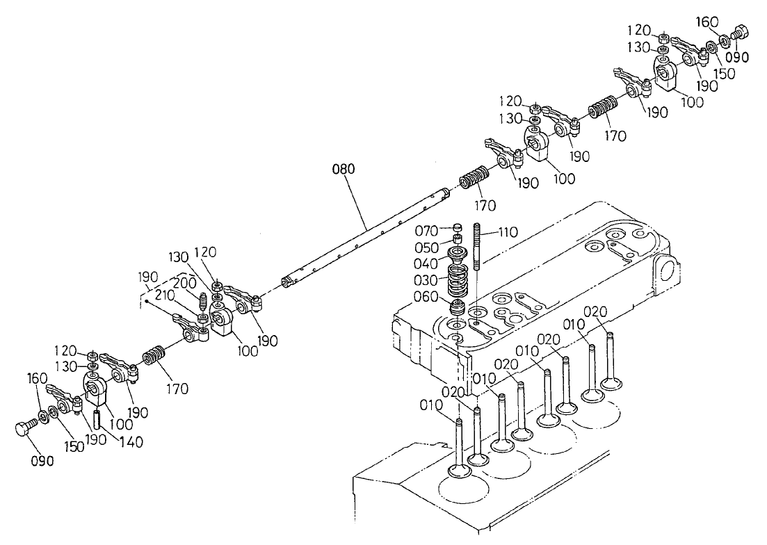 Valve and Rocker Arm Assembly