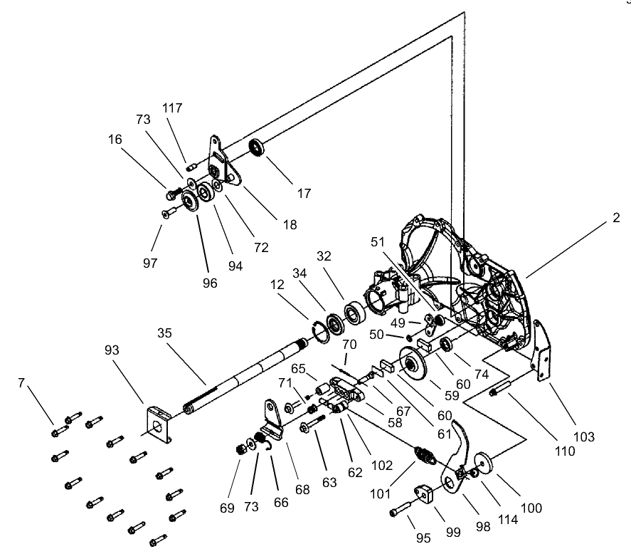 Hydro Transaxle-Assembly No. 106-1840