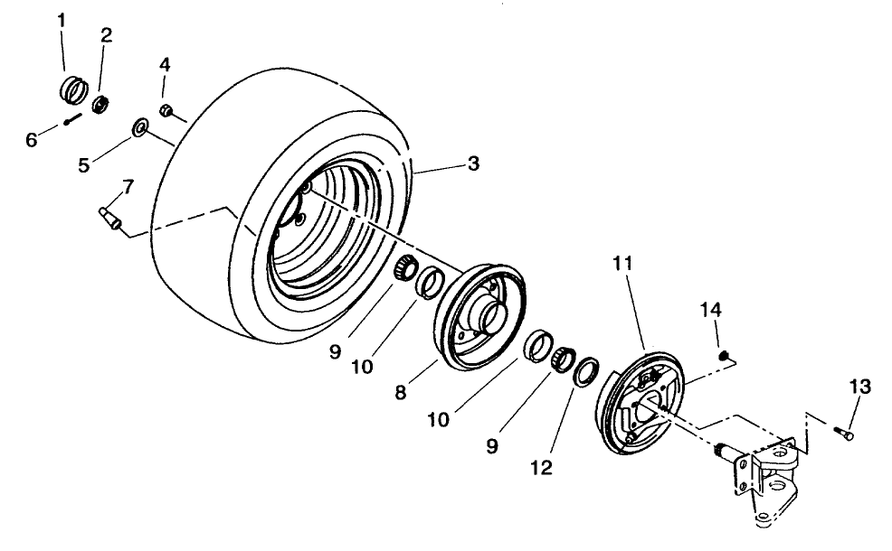 FRONT WHEEL ASM