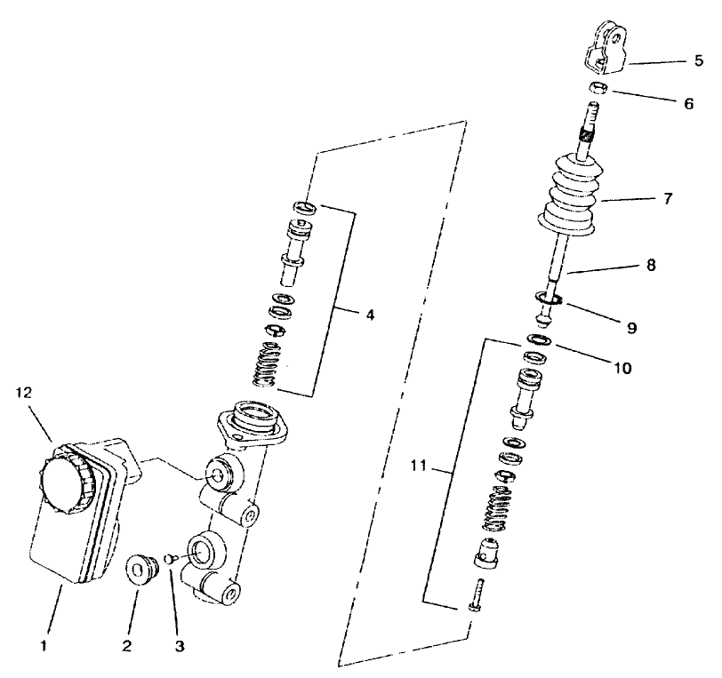 MASTER BRAKE CYLINDER NO. 94-3800