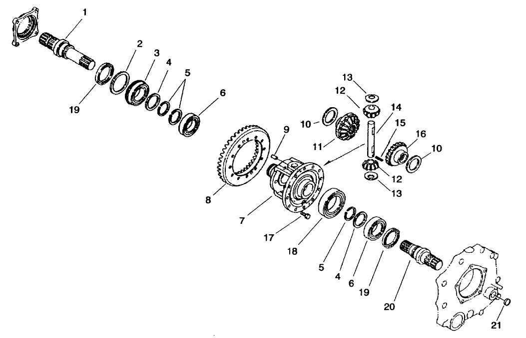 Differential Gear Assembly Transaxle Assembly No. 104-9078