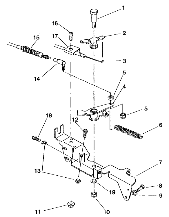 THROTTLE LINKAGE ASSEMBLY