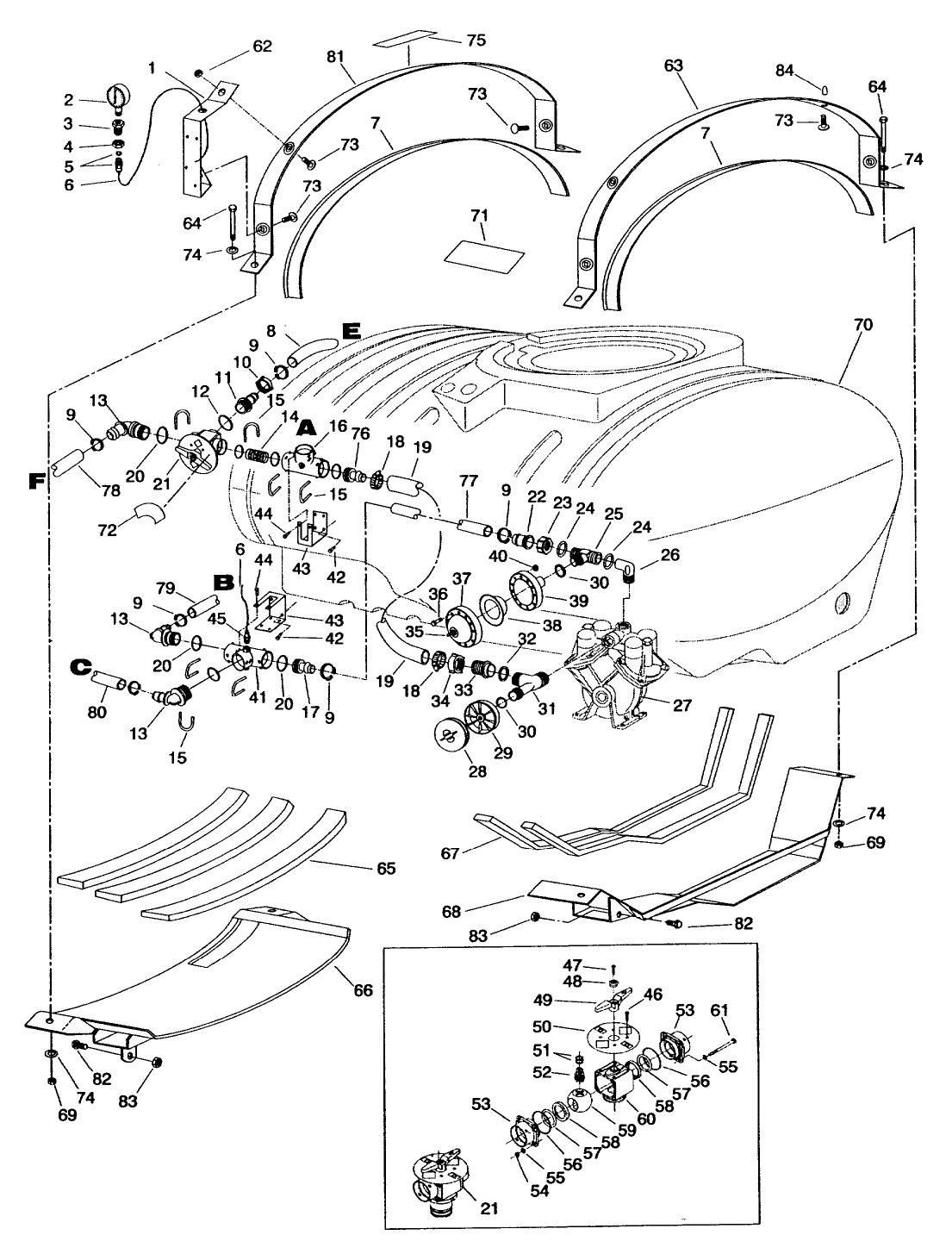 TANK/SADDLE ASM