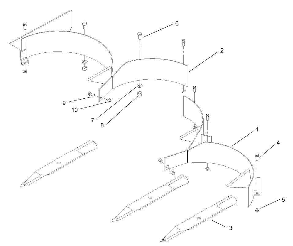 60in Recycler Kit Assembly