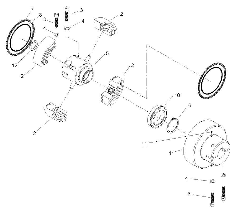 Clutch Assembly No. 107-1070